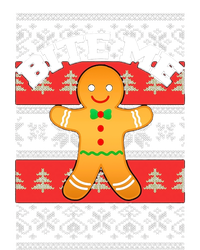 Gingerbread Bite Me Funny Ugly Christmas Sweater Gift Tote Bag