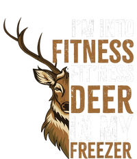 IM Into Fitness FitNess Deer In My Freezer Hunting Deer Ladies Long Sleeve Shirt