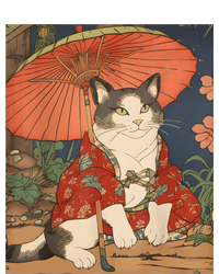 Japanese Retro Geisha Cat Neko Vintage Art Ukiyoe PosiCharge RacerMesh Polo