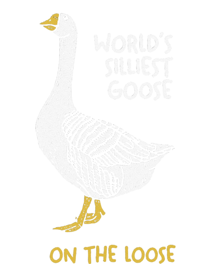 Funny WorldS Silliest Goose On The Loose Women's Pullover Hoodie