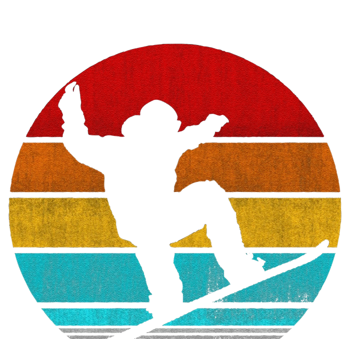 Funny Retro Vintage Snowboarding T-Shirt