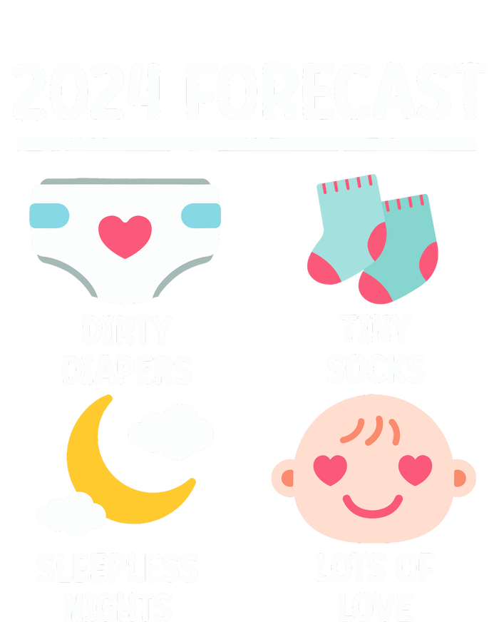 2024 Forecast Pregnant Baby Shower Gender Reveal Boy Girl Baby Bodysuit