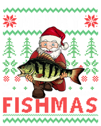 Merry Fishmas Santa Fishing Fishers Ugly Christmas Sweater Gift Pom Pom 12in Knit Beanie