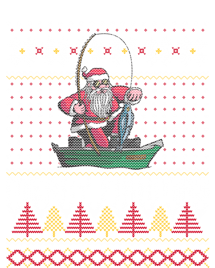 Merry Fishmas Ugly Christmas Design Gift Poster