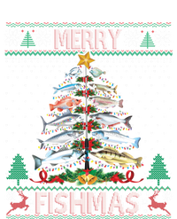 Merry Fishmas Ugly Sweater Fish Fishing Rod Christmas Tree Gift Doggie Tank