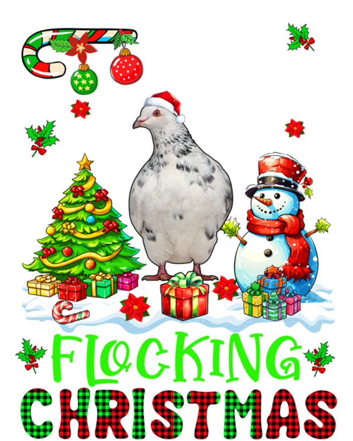 Merry Flocking Christmas Santa Pigeon Xmas Symbols Snow Cute Gift 16 in Basic Backpack