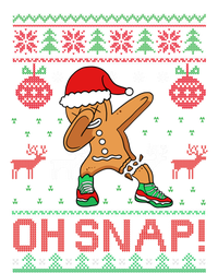 Oh Snap Dabbing Gingerbread Christmas Xmas Ugly Cool Gift Women's V-Neck T-Shirt