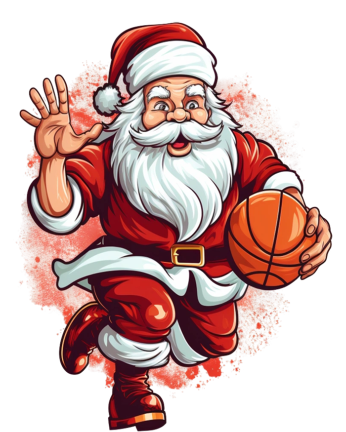 Santa Playing Basketball Christmas Basketball Player Xmas Great Gift T-Shirt