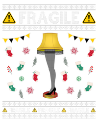 Wild Bobby Fragile Leg Lamp Christmas Story Funny Ugly Women's T-Shirt