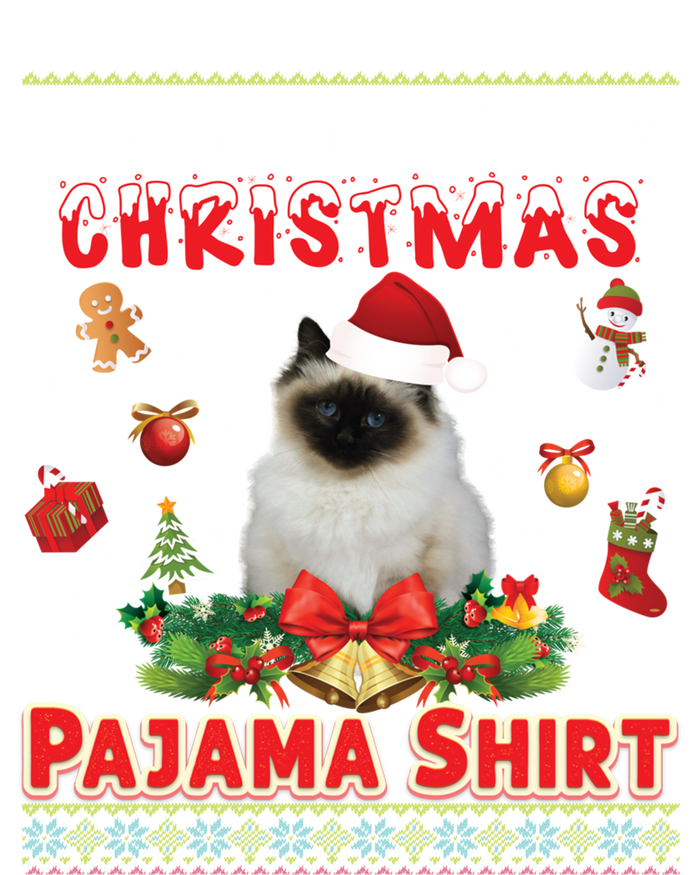 This Is My Christmas Pajama Gift Bir Cat Ugly Sweater Cool Gift T-Shirt