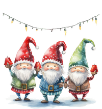 Three Gnomies Christmas Lighgreat Gift Funny Gnomies Lover Xmas Gift T-Shirt