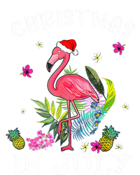 Tropical Pink Flamingo Christmas In July Summer Great Gift T-Shirt