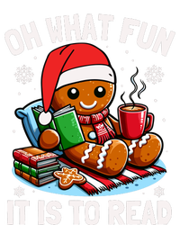 Oh What Fun It Is To Read Funny Christmas Gingerbread Book Lover Full Zip Hoodie