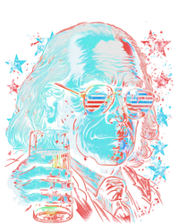 Usa 4th Of July Ben Drankin Benjamin Franklin Funny Beer Gift Ladies Long Sleeve Shirt