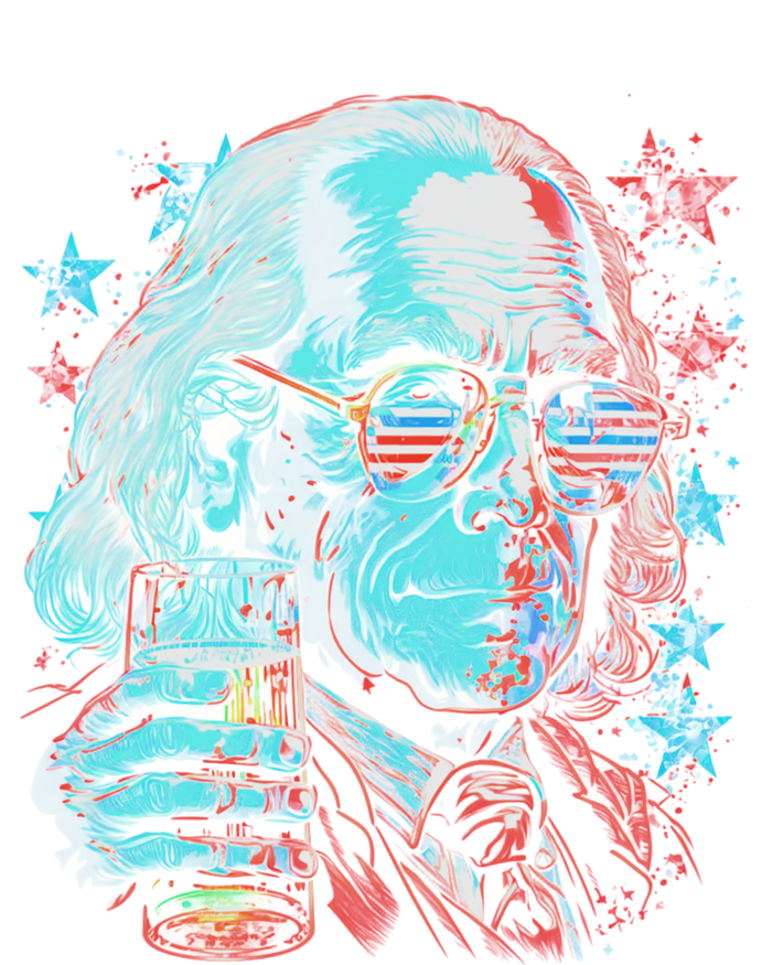 Usa 4th Of July Ben Drankin Benjamin Franklin Funny Beer Gift Ladies Long Sleeve Shirt