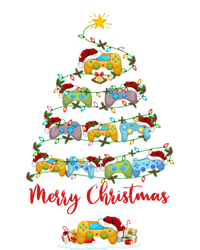 Video Game Xmas Lighting Santa Video Game Christmas Tree Gift T-Shirt