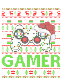 Video Gamer Xmas Lighting Ugly Santa Video Gamer Christmas Gift Kids Hoodie