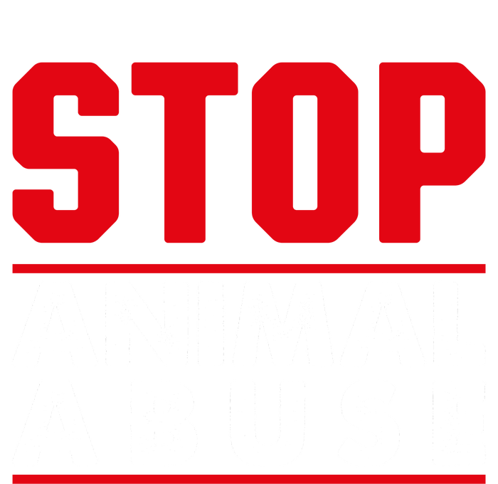 Stop Animal Abuse Stop Violence Agaist Animal Women's T-Shirt