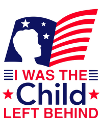 I Was The Child Left Behind Us Flag Softstyle Adult Sport Polo