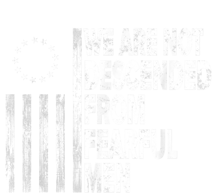 Betsy Ross Flag Usa We Are Not Descended From Fearful Man PosiCharge RacerMesh Polo