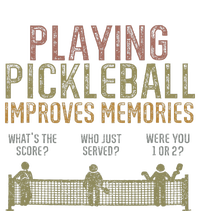 Playing Pickleball Improves Memory Pickleball Retirement Kids Long Sleeve Shirt