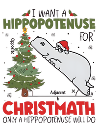 I Want A Hippopotenuse For Christmath Only A Hippopotenuse Will Do Valucap Bio-Washed Visor