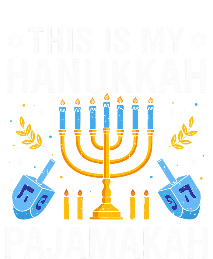 This Is My Hanukkah Pajamakah Menorah Chanukah  T-Shirt