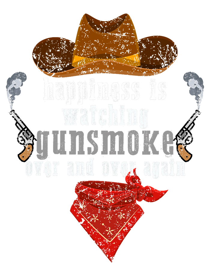 Happiness Is Watching Gunsmoke Over And Over Again Cowboys Trending Design Kids Hoodie