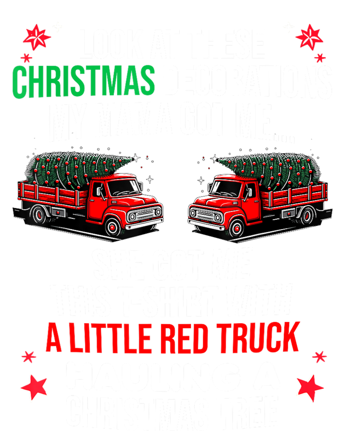 Funny A Little Red Truck Hauling A Christmas Tree Sweatshirt