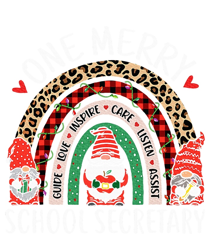 Christmas School Secretary Funny Gnomes School Secretary Kids Tie-Dye T-Shirt