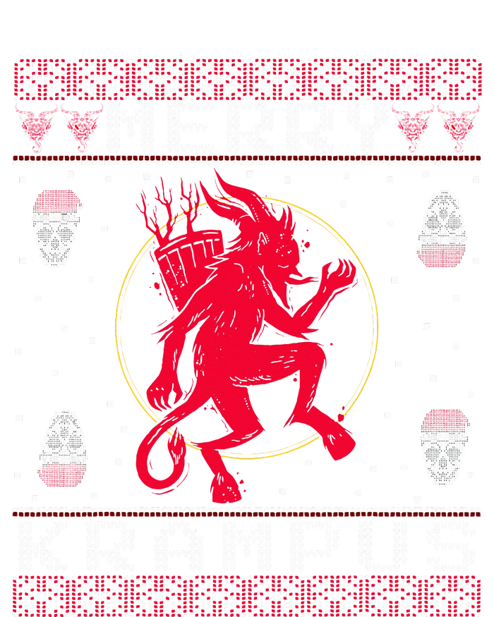 Merry Krampus Christmas Xmas Horror Ugly Sweater Evil Pajama Tall Sweatshirt