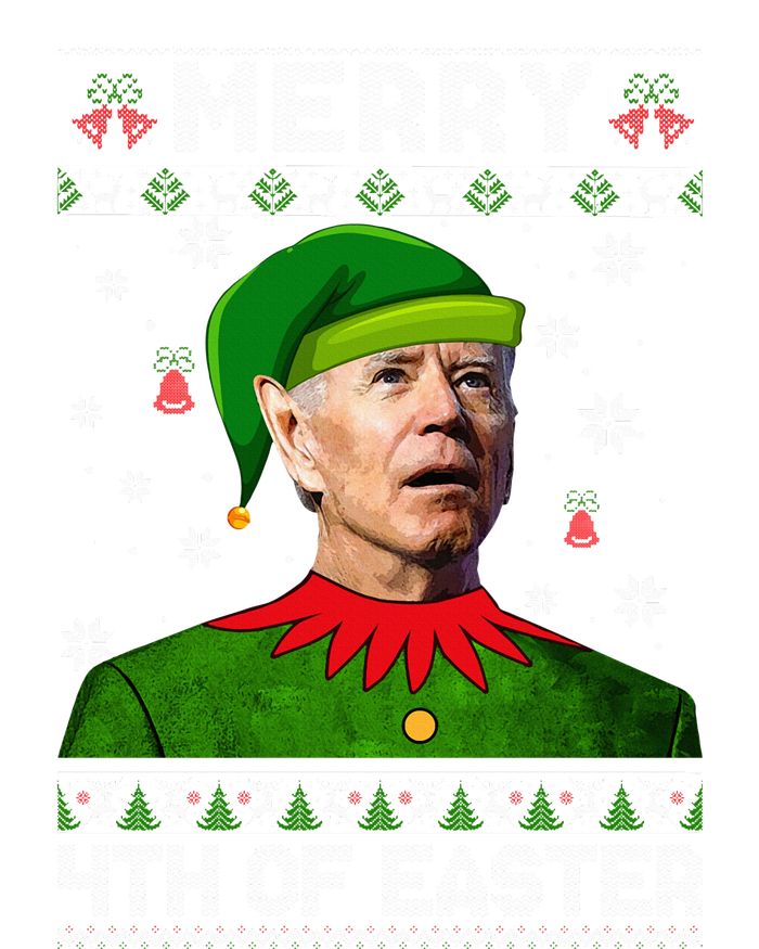 Funny Joe Biden Merry 4th Of Easter Ugly Christmas Sweater Sweatshirt