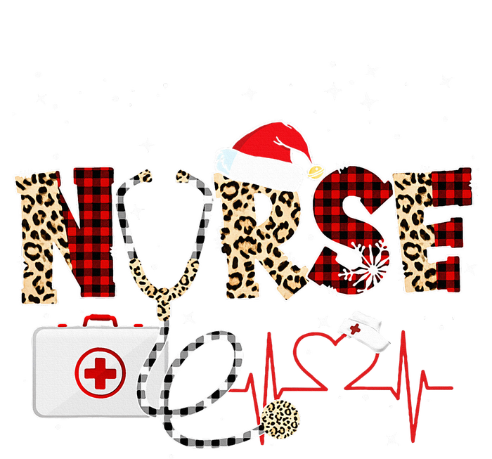 Nurse Christmas Stethoscope Nurses Xmas T-Shirt