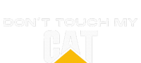 Dont Touch My CAT Operator Driver Fan Caterpillar Dry Zone Grid Polo