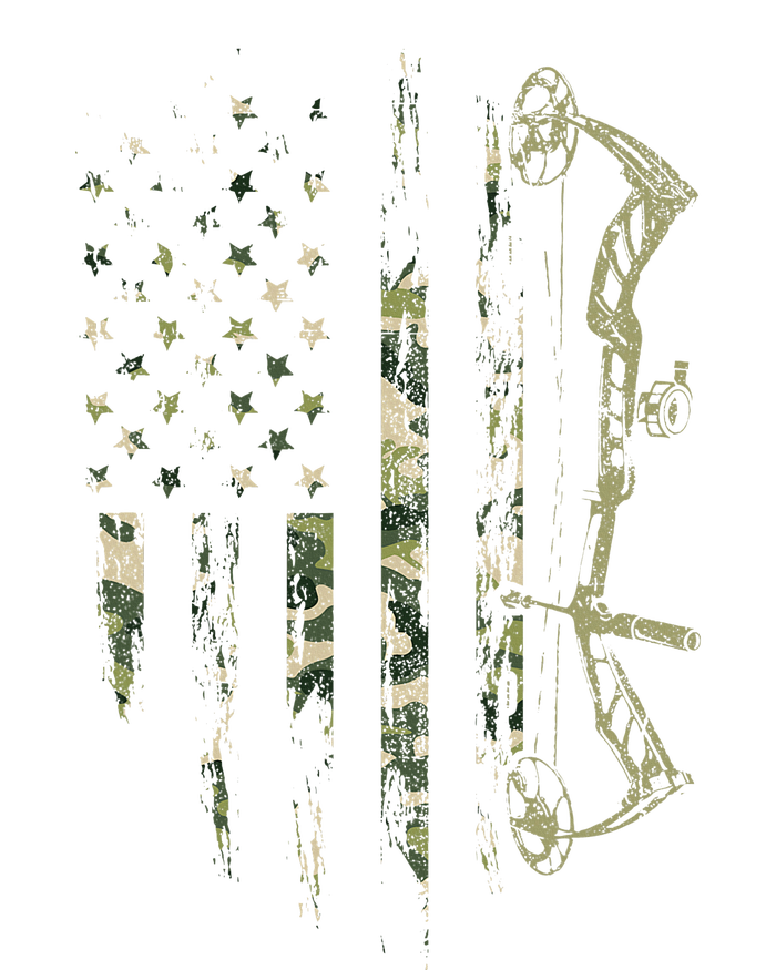 Camo American Flag Bowhunting Bow Archery Deer Hunting Gift  Tank Top