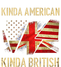 Kinda American Kinda British Dual Citizenship US UK Flag  T-Shirt