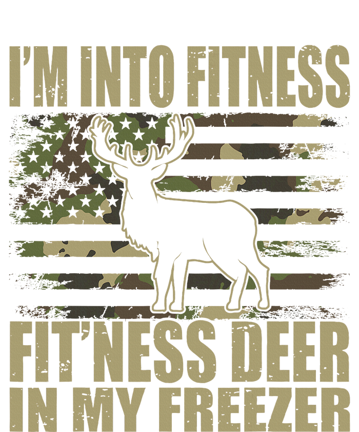 Hunting I'm Into Fitness Fit'ness Deer In My Freezer  Ceramic Star Ornament