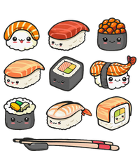 Happy Sushi Anime Kawaii Set Japanese Food Lover Otaku Manga  Magnet