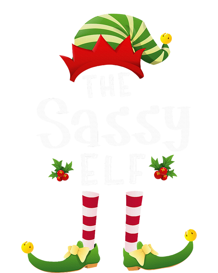 Sassy Christmas Elf Matching Pajama XMas Party  Kids T-Shirt