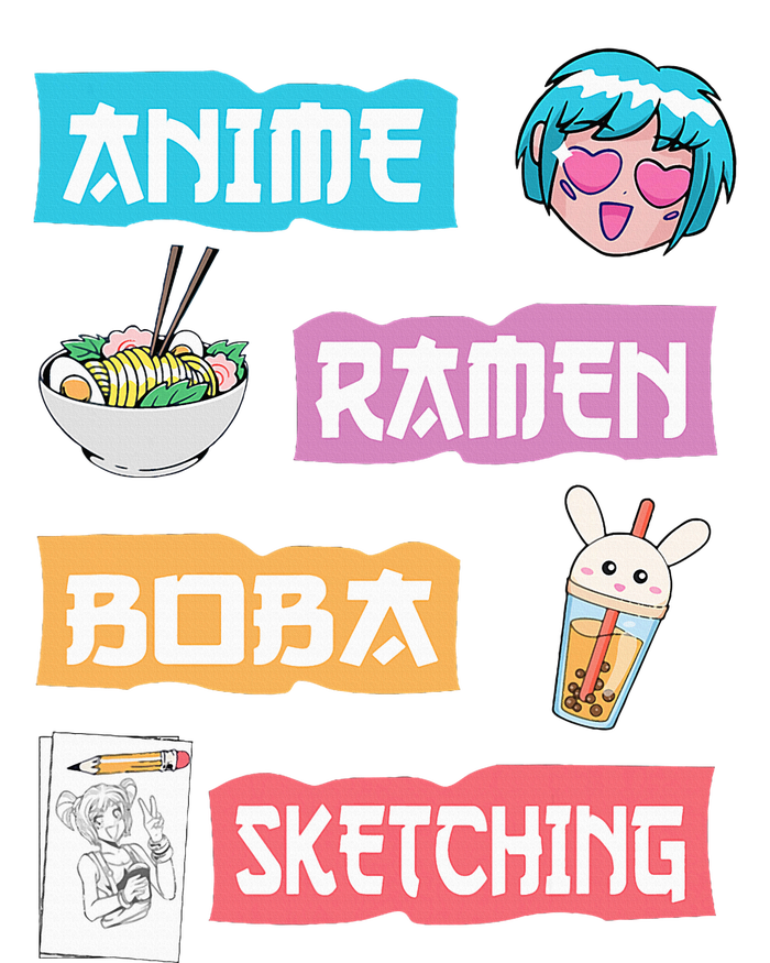 Anime Ra Boba Sketching  Kawaii Anime Lover Merch Gift  Pajama Set