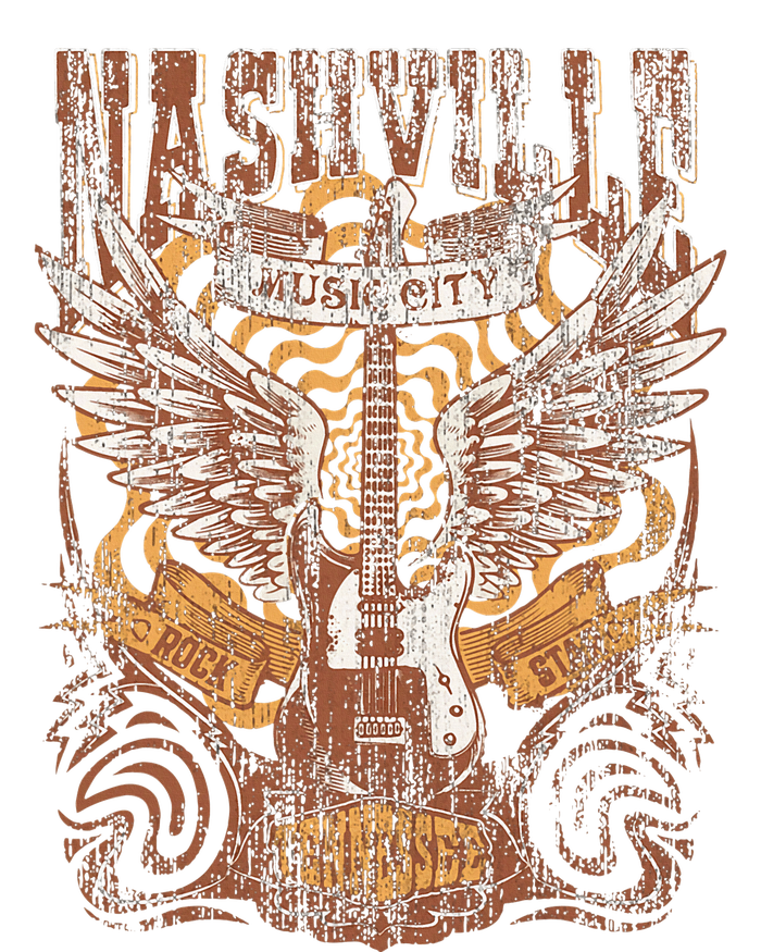 Nashville Tennessee Guitar Country Music City Guitarist Gift T-Shirt