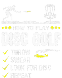 How To Play Disc Golf Frisbee Disc Golfer Humor Disc Golfing  T-Shirt