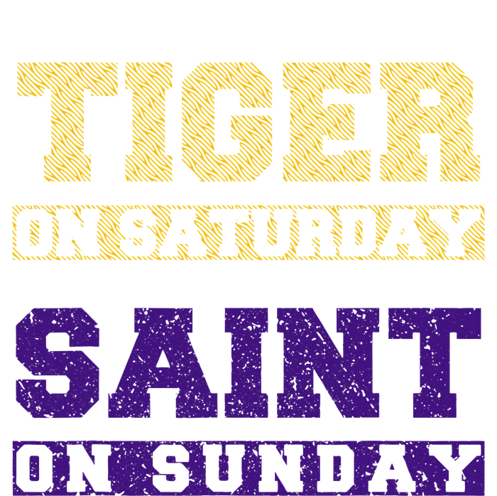 Tiger On Saturday Saint On Sunday T-Shirt