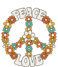 Peace Sign Love 60s 70s Costume Groovy Hippie Theme Party T-Shirt