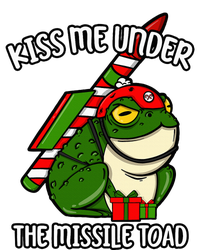 K.iss Me Under The Missile Toad Funny Christmas Holiday Joke Long Sleeve Shirt