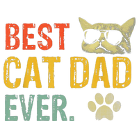 Vintage Best Cat Dad Ever  Cat Daddy Gift Wool Snapback Cap