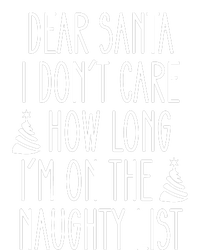 Dear Santa The Naughty List Was So Worth It Offensive Christmas Ladies Long Sleeve Shirt