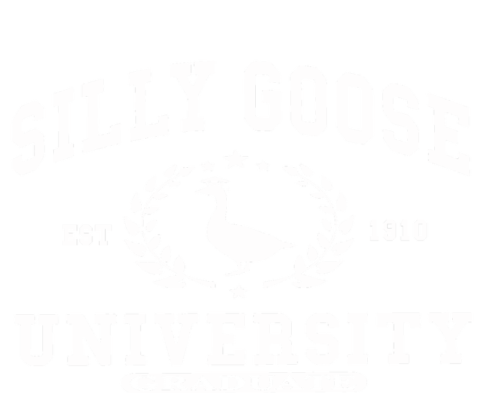 Silly Goose University Funny Goose On The Loose Funny Saying Premium T-Shirt