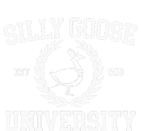 Silly Goose University Wo Silly Goose Meme Costume  Cropped Pullover Crew