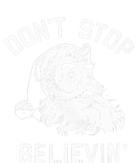 DonT Stop Believing Christmas Vintage Santa Winter Funny T-Shirt